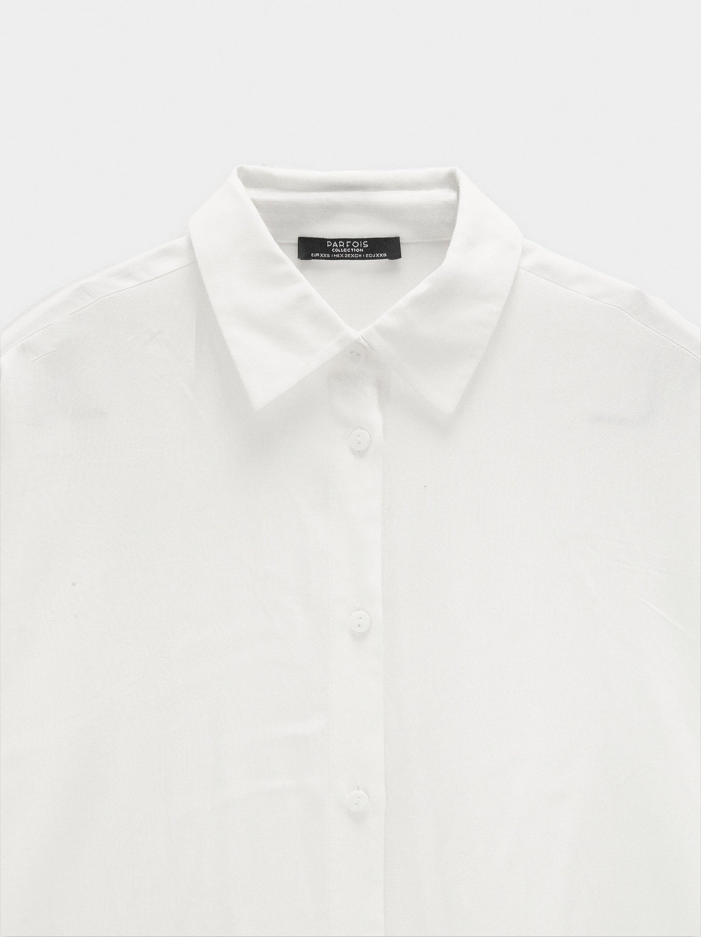 Shirt With Long Sleeves In A Fluid Fabric