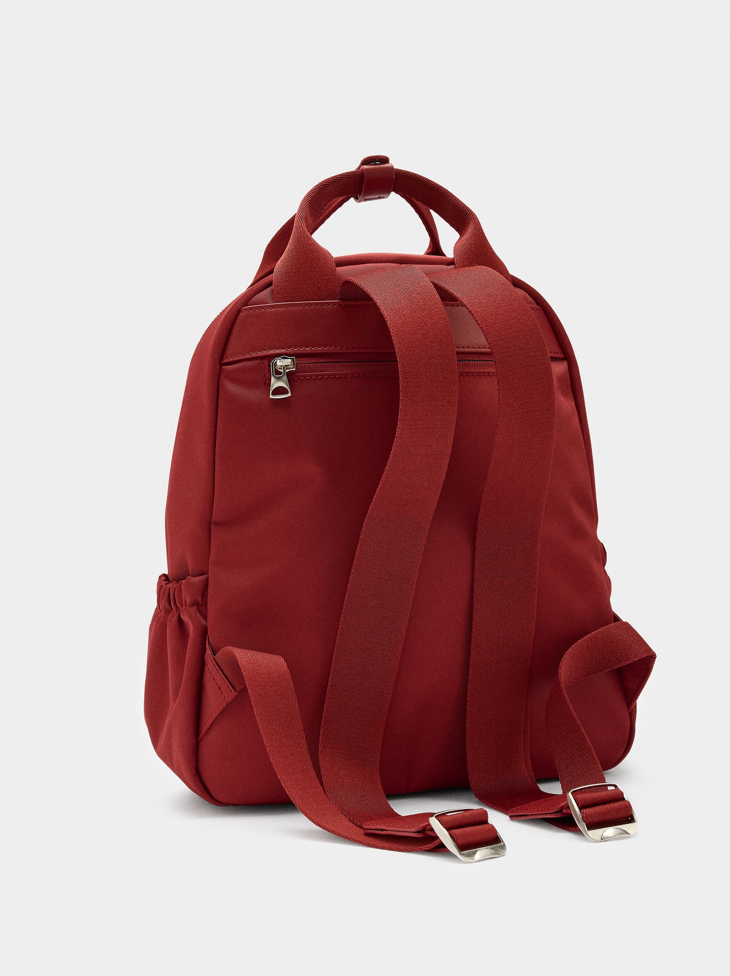 Nylon Backpack With Heart Charm