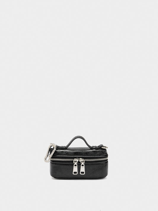 Coin Purse With Cracked Effect