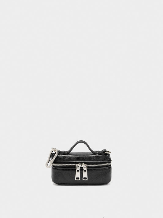 Coin Purse With Cracked Effect