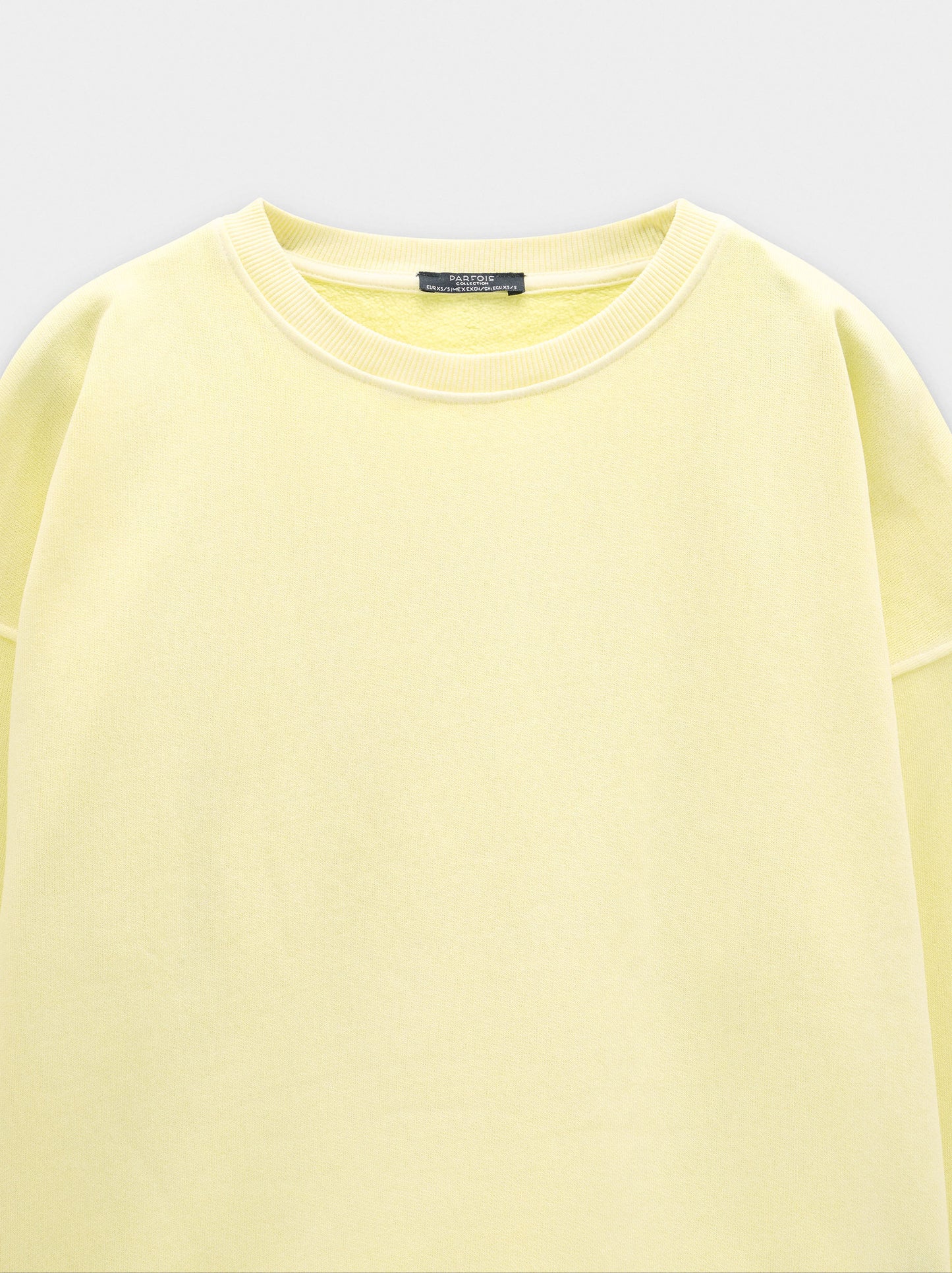 Sweatshirt With Washed Effect 100% Cotton