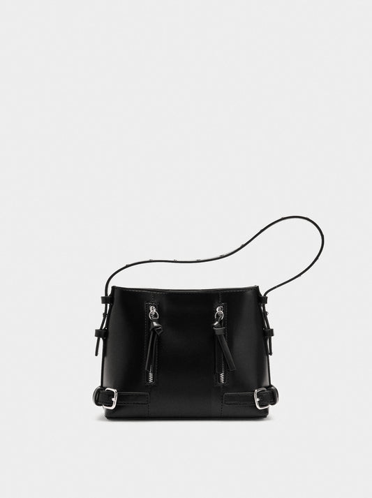 Bucket Bag With Buckles