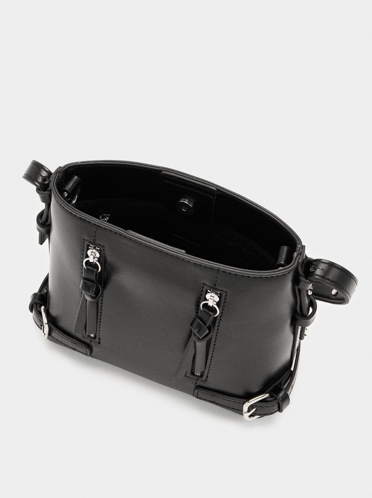 Bucket Bag With Buckles