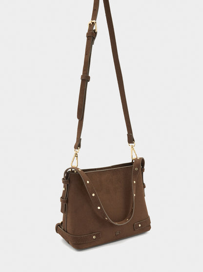 Bucket Bag Leather-Effect With Buckles