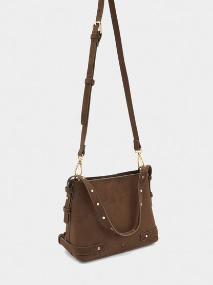 Bucket Bag Leather-Effect With Buckles