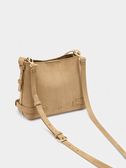 Bucket Bag Leather-Effect With Buckles