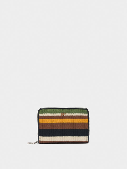 Mesh Wallet With Stripes S