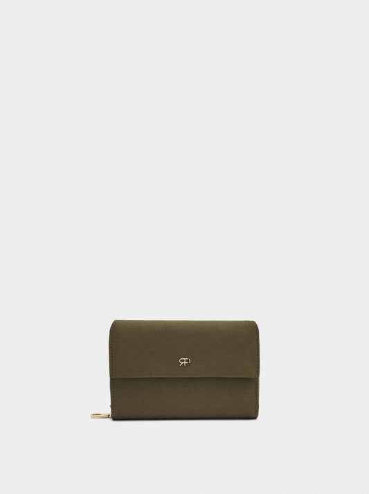 Leather-Effect Wallet With Flap