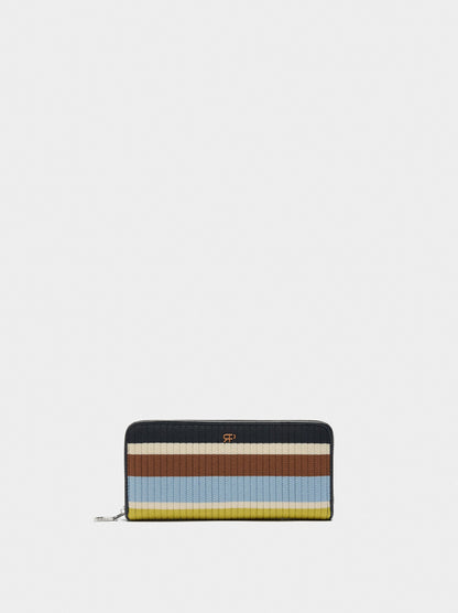 Mesh Wallet With Stripes L
