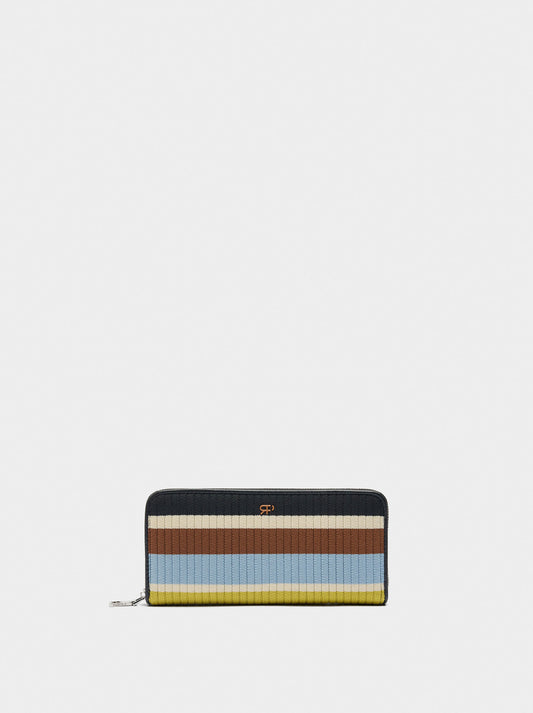 Mesh Wallet With Stripes L