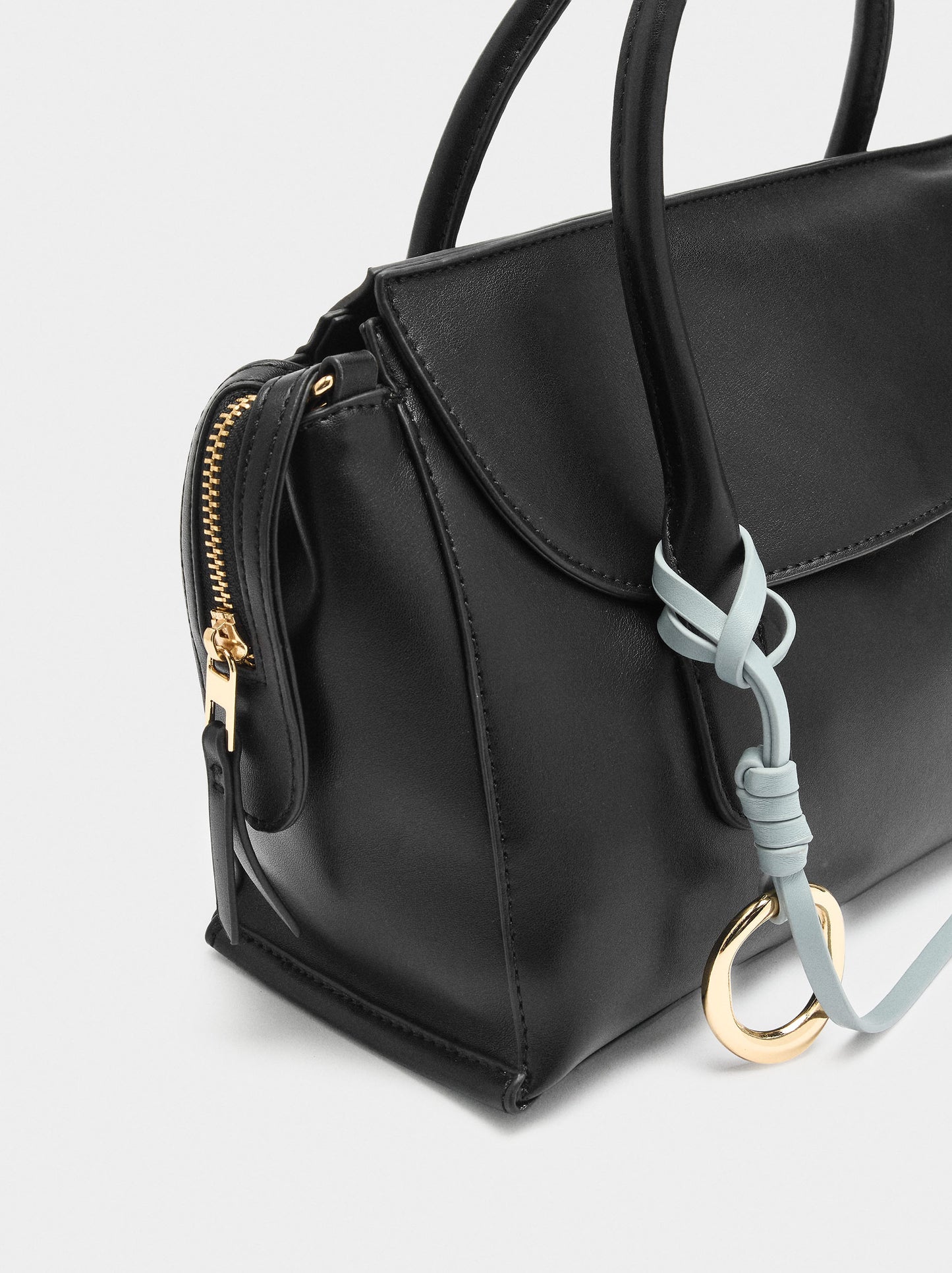 Plain Tote Bag With Flap