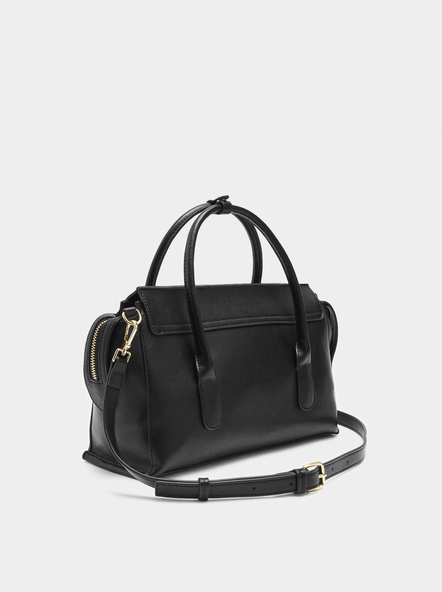 Plain Tote Bag With Flap