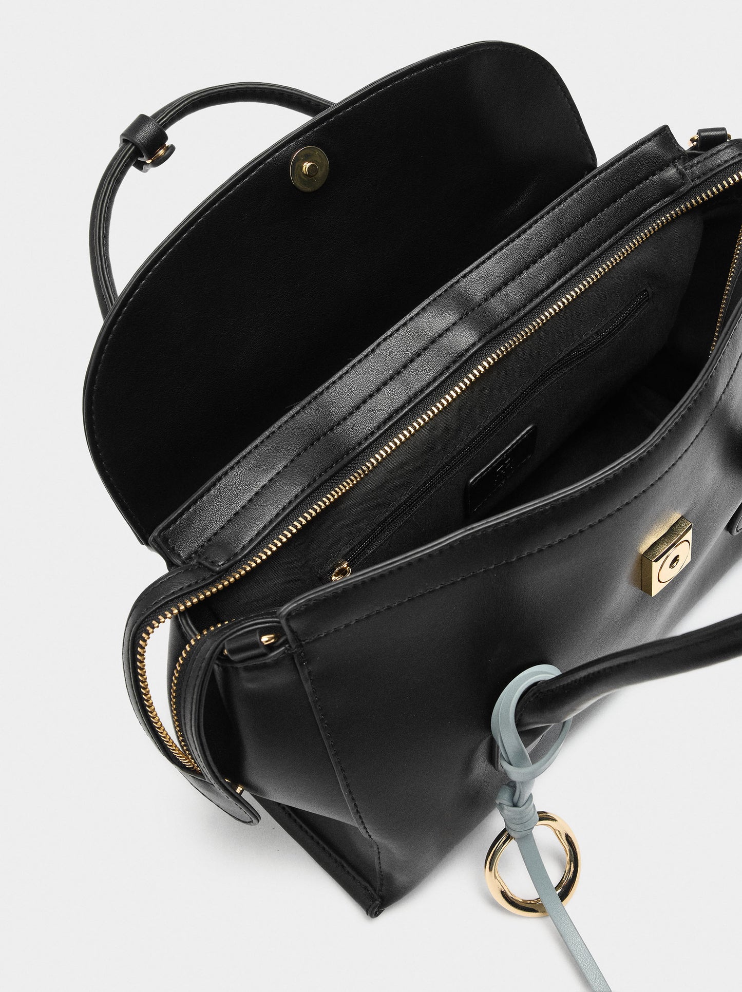 Plain Tote Bag With Flap