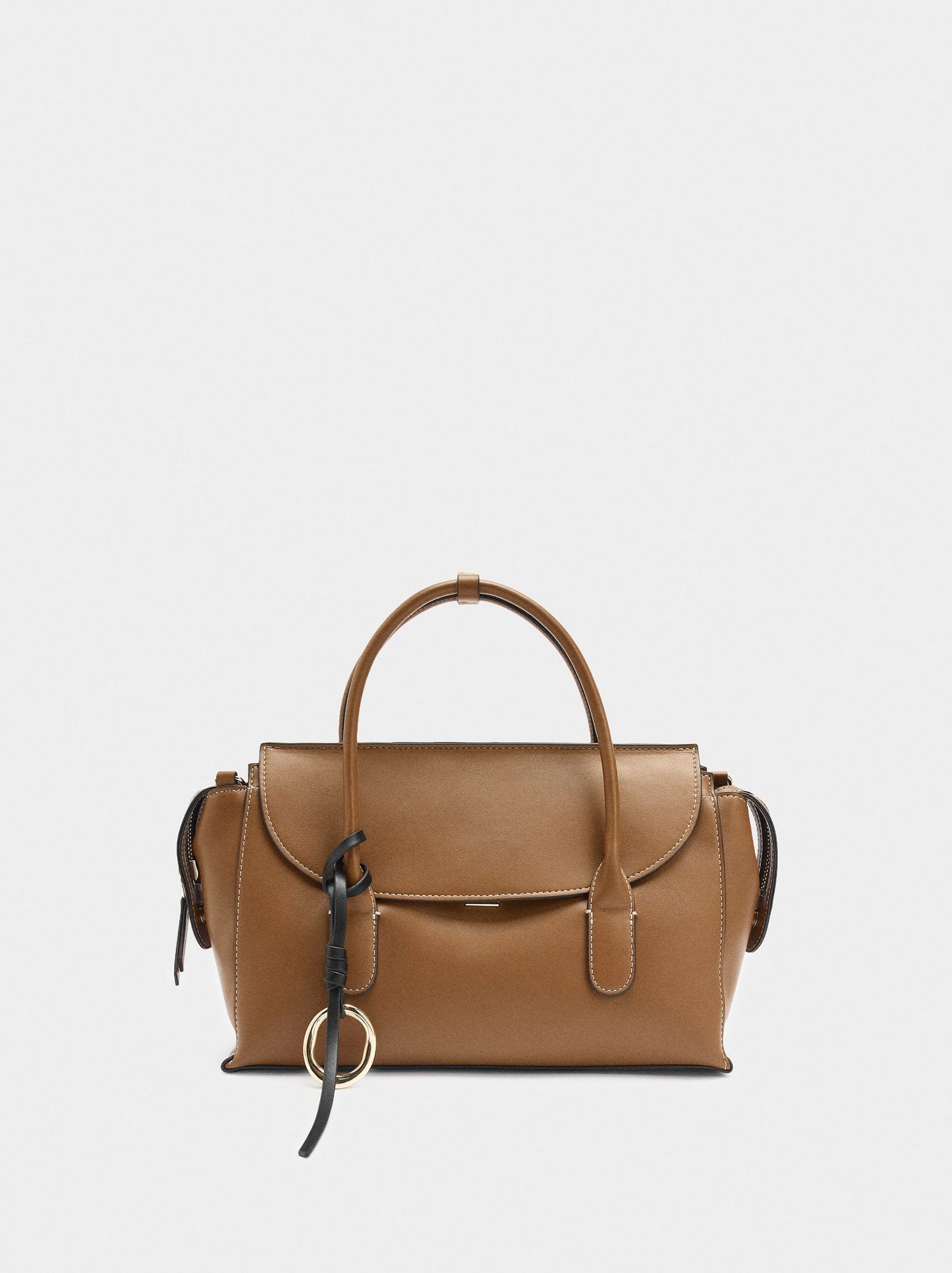 Plain Tote Bag With Flap