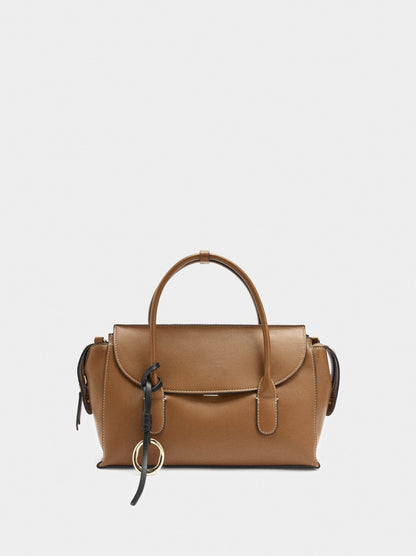 Plain Tote Bag With Flap