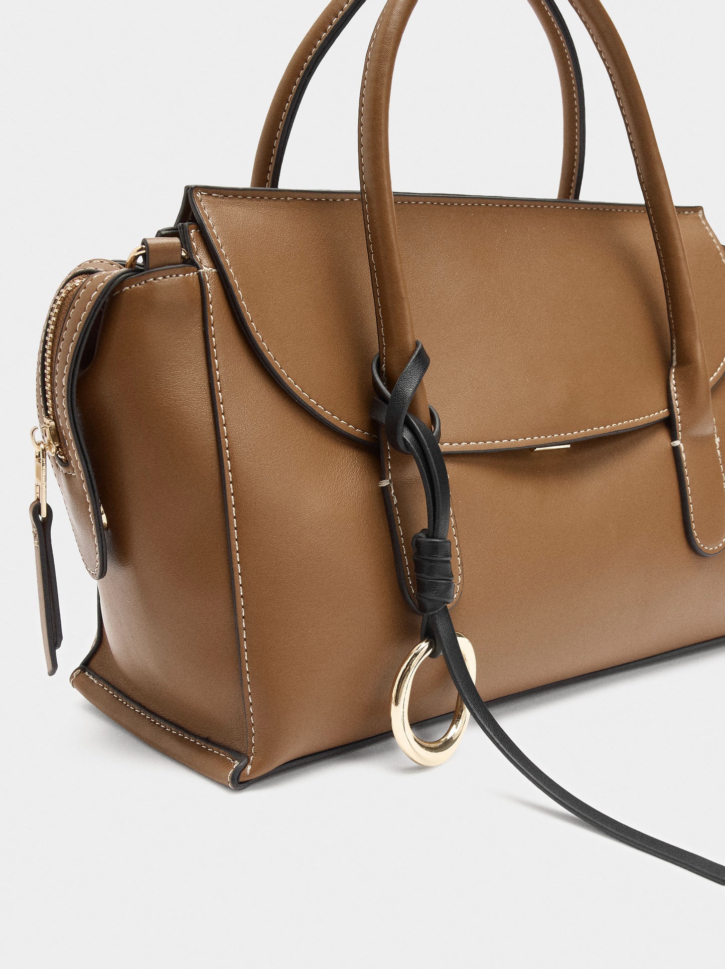 Plain Tote Bag With Flap