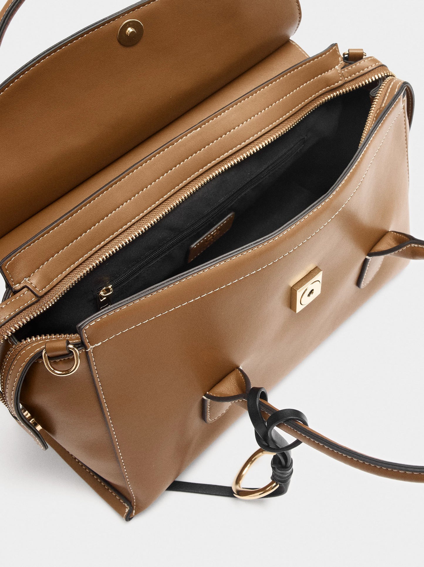 Plain Tote Bag With Flap