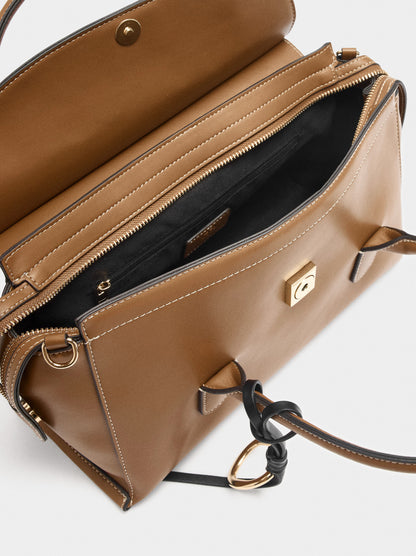 Plain Tote Bag With Flap