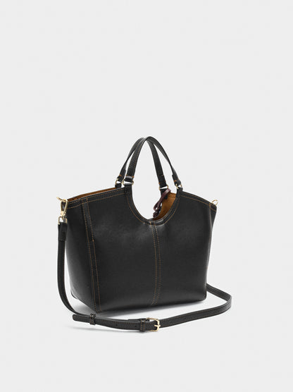 Plain Tote Bag With Zipper Closure