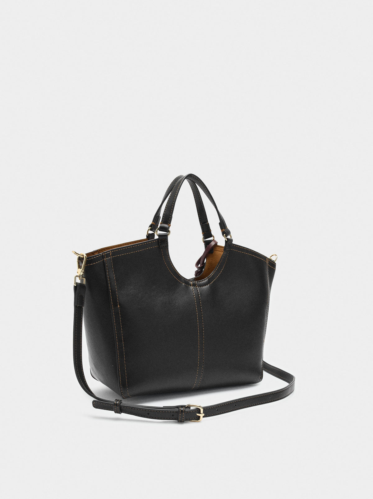 Plain Tote Bag With Zipper Closure