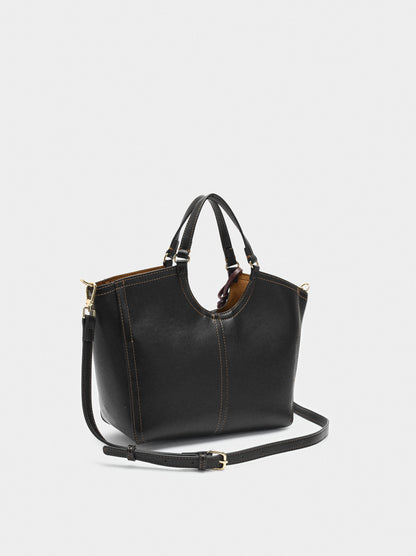 Plain Tote Bag With Zipper Closure