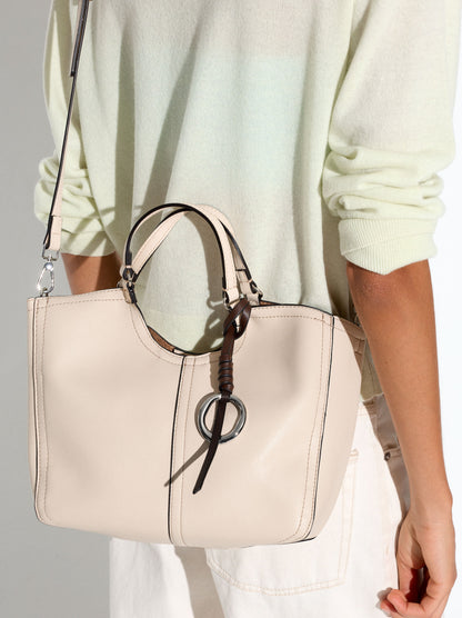 Plain Tote Bag With Zipper Closure