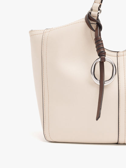 Plain Tote Bag With Zipper Closure