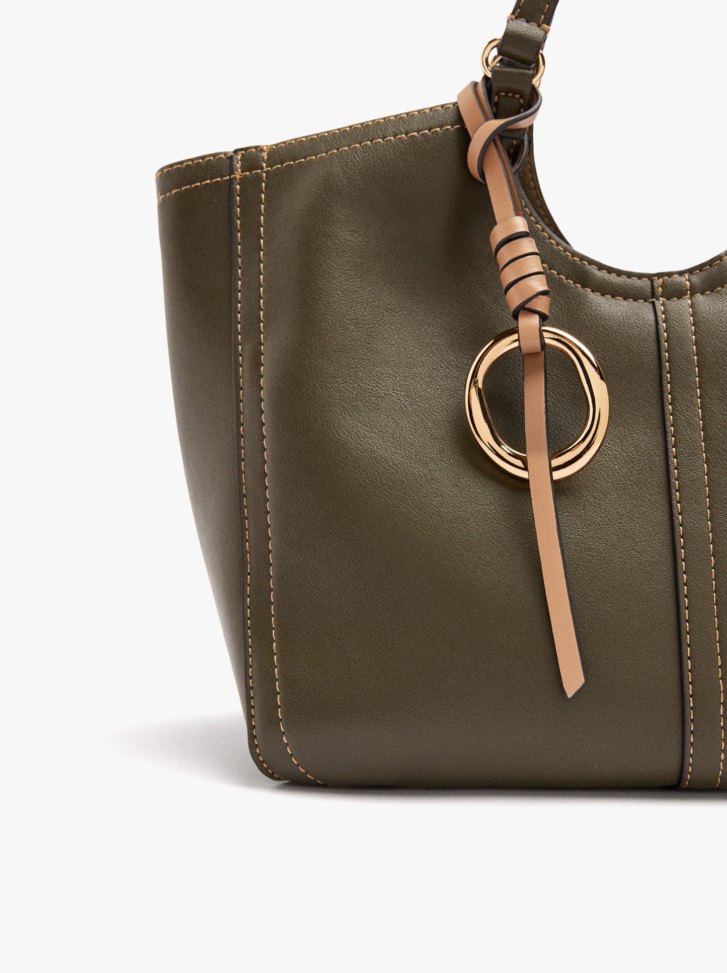 Plain Tote Bag With Zipper Closure