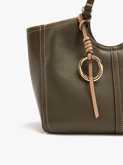 Plain Tote Bag With Zipper Closure