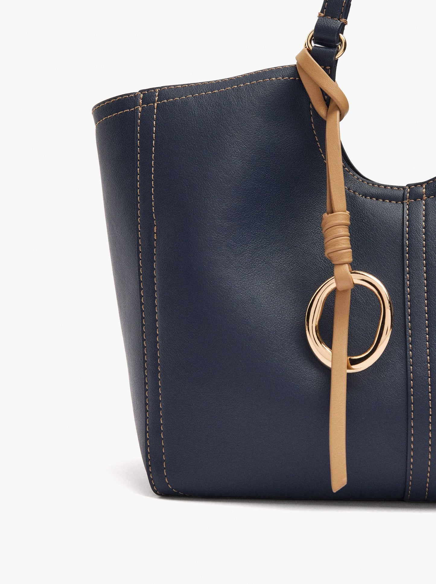 Plain Tote Bag With Zipper Closure