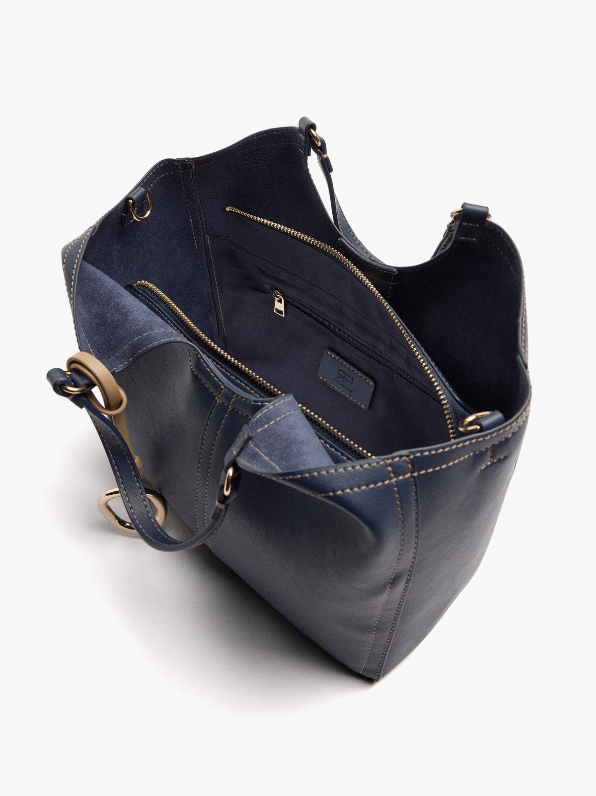Plain Tote Bag With Zipper Closure