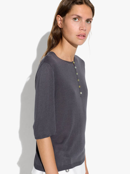 Knit Sweater With Buttons