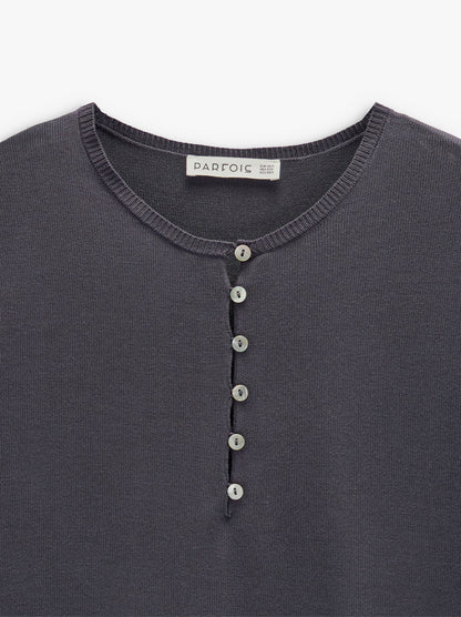 Knit Sweater With Buttons
