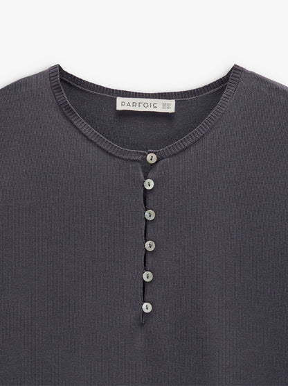 Knit Sweater With Buttons