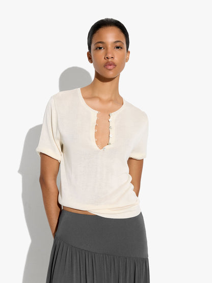 Knit Sweater With Buttons