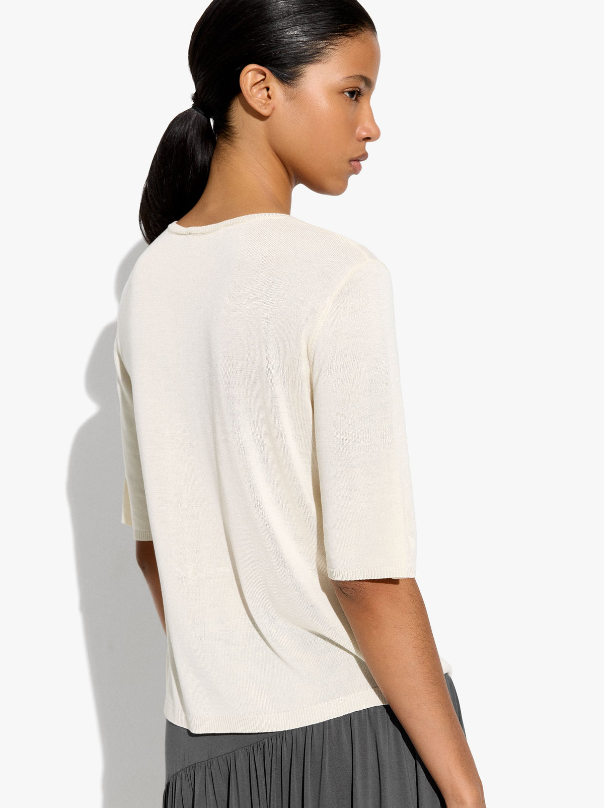 Knit Sweater With Buttons
