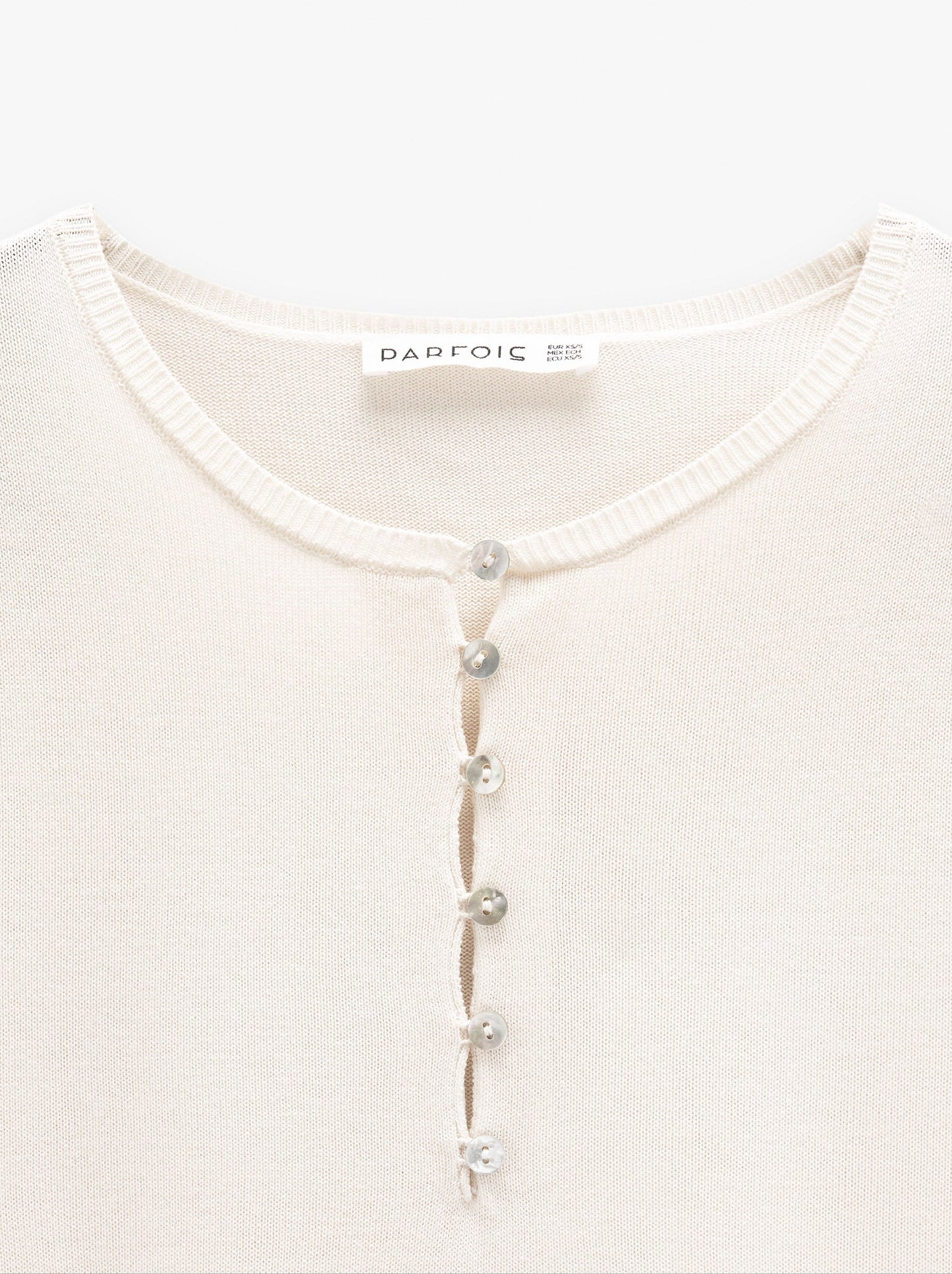 Knit Sweater With Buttons