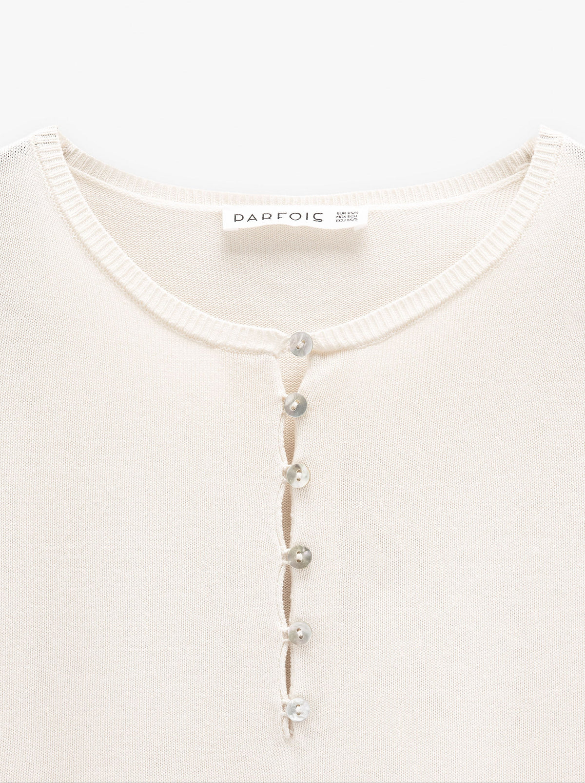 Knit Sweater With Buttons