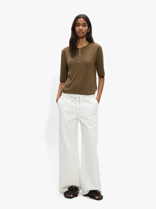 Knit Sweater With Buttons