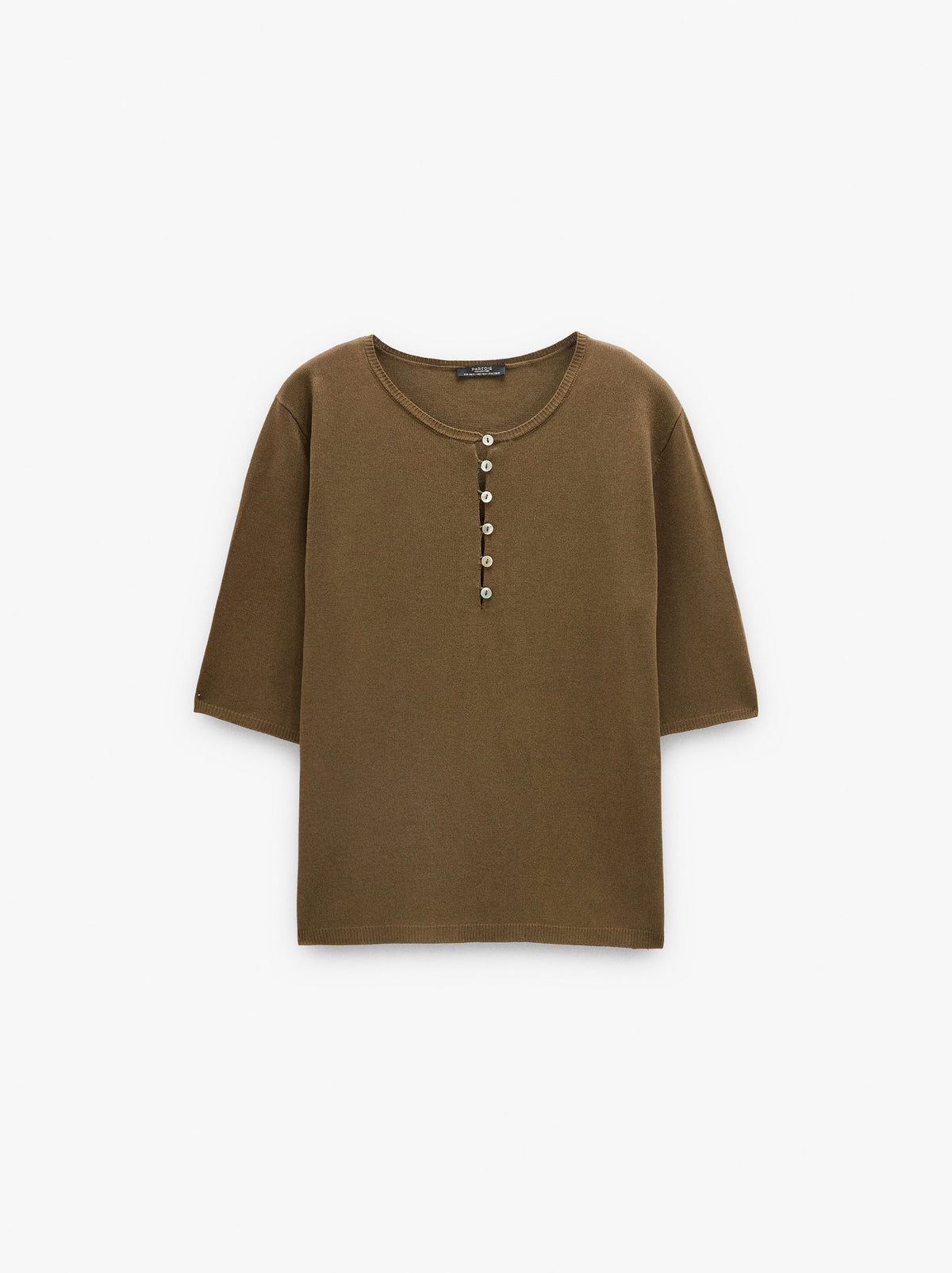 Knit Sweater With Buttons