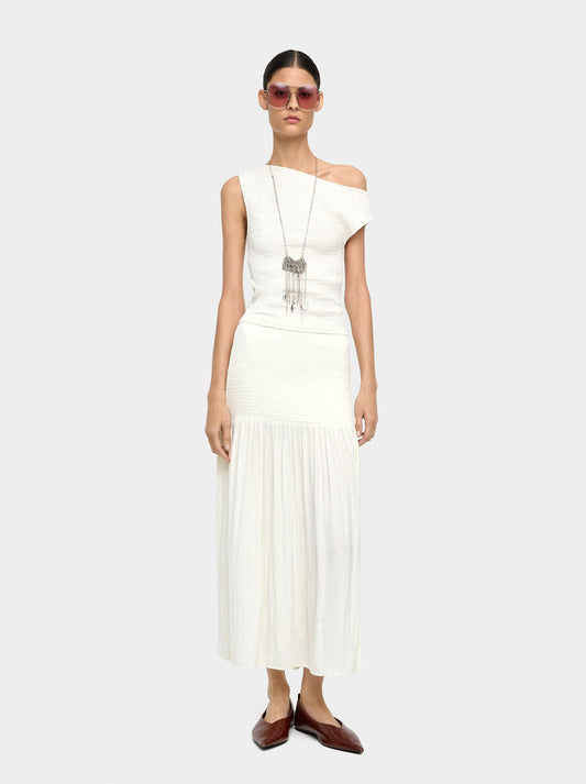 Long Skirt With Texture