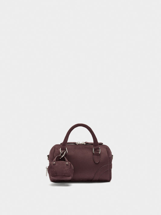 Leather-Effect Tote Bag With Pendant