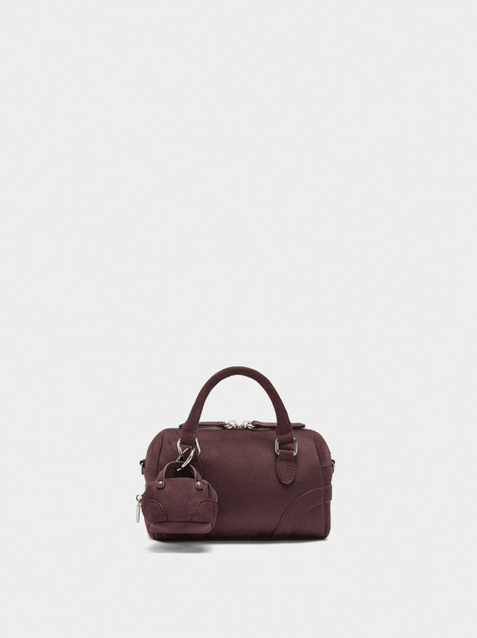 Leather-Effect Tote Bag With Pendant