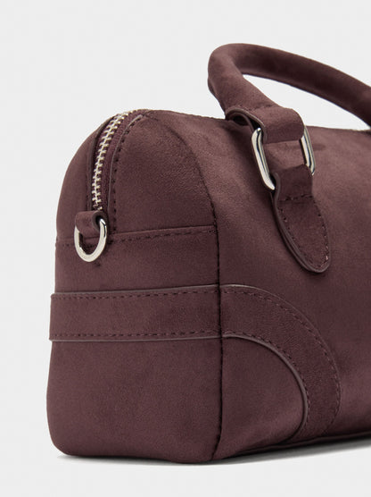 Leather-Effect Tote Bag With Pendant