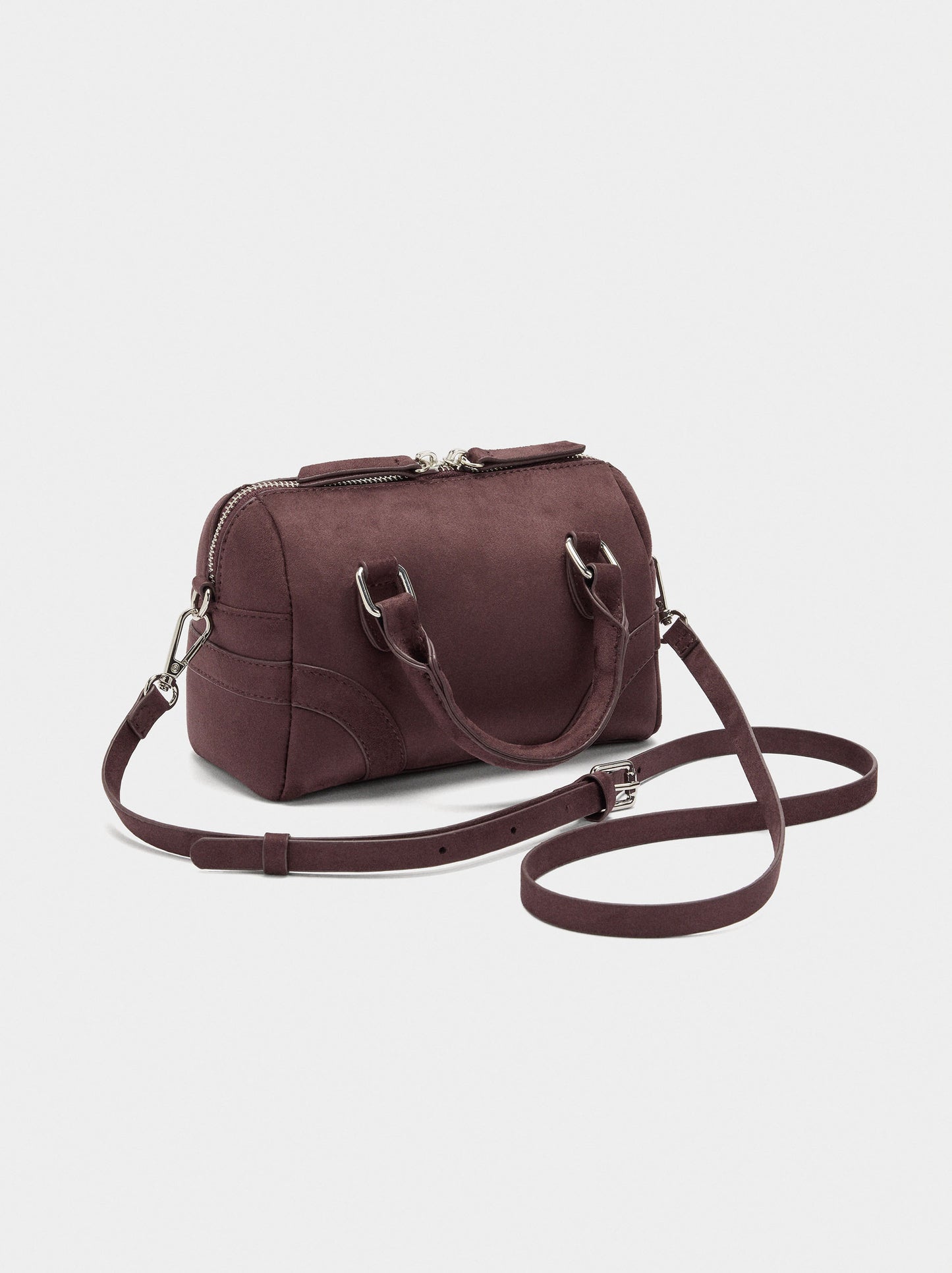 Leather-Effect Tote Bag With Pendant