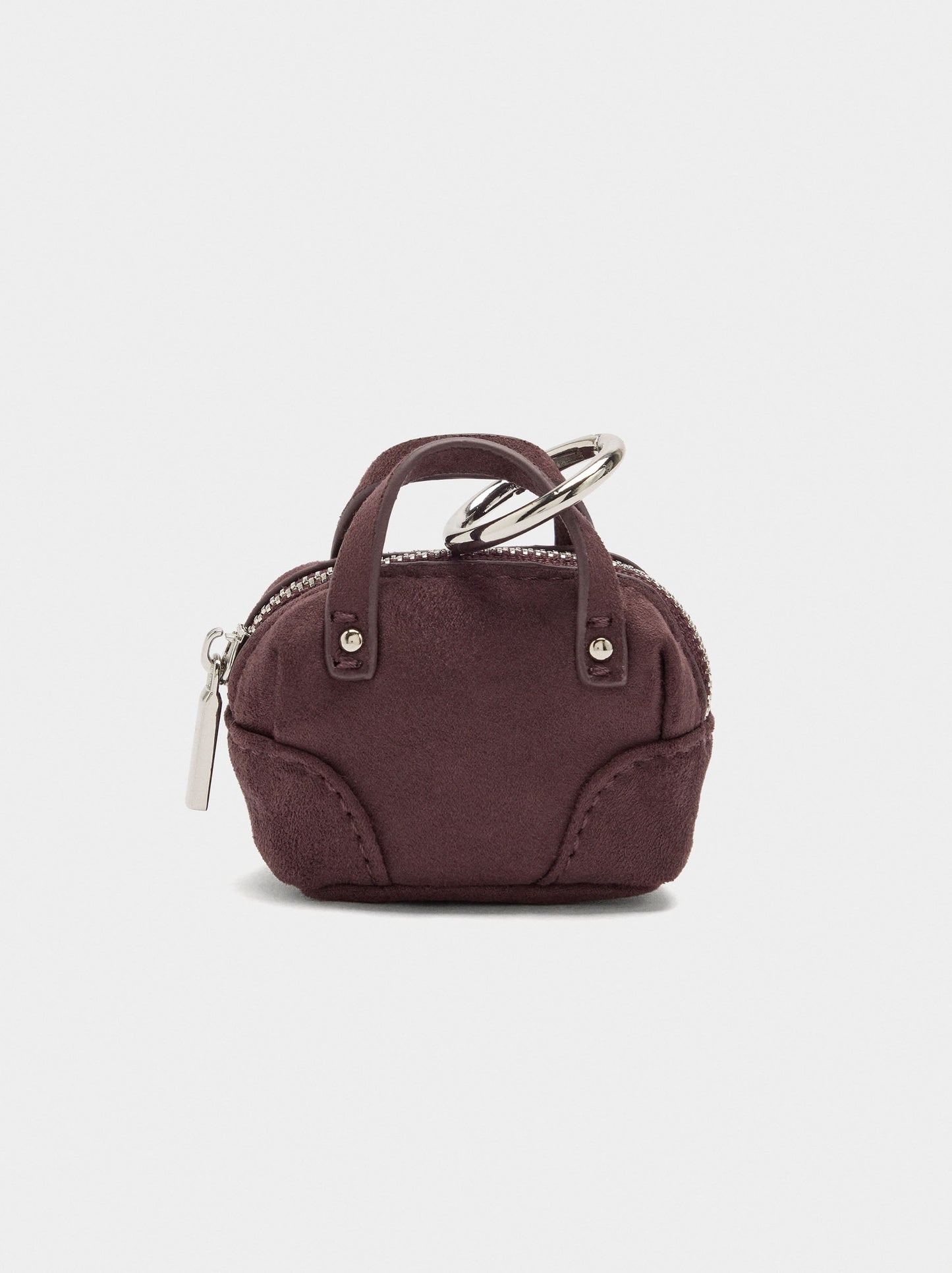 Leather-Effect Tote Bag With Pendant
