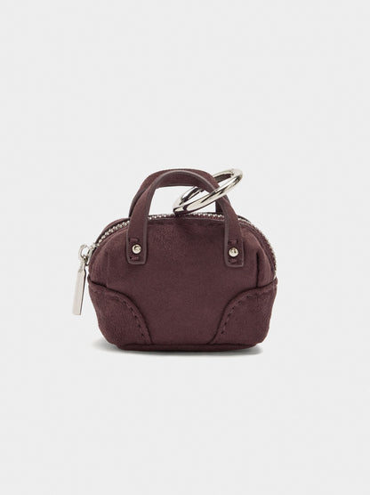 Leather-Effect Tote Bag With Pendant