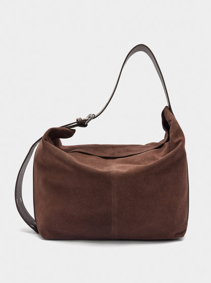 Suede Leather Shoulder Bag L