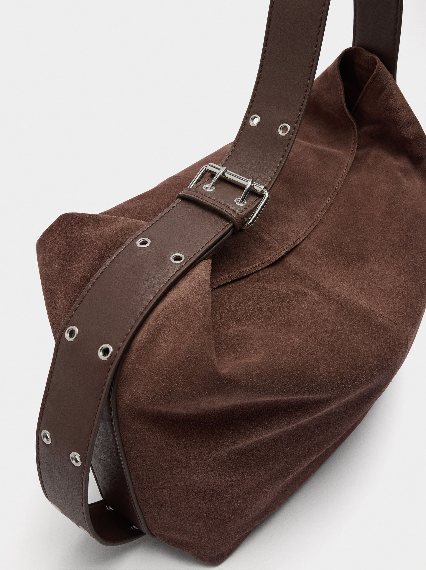 Suede Leather Shoulder Bag L