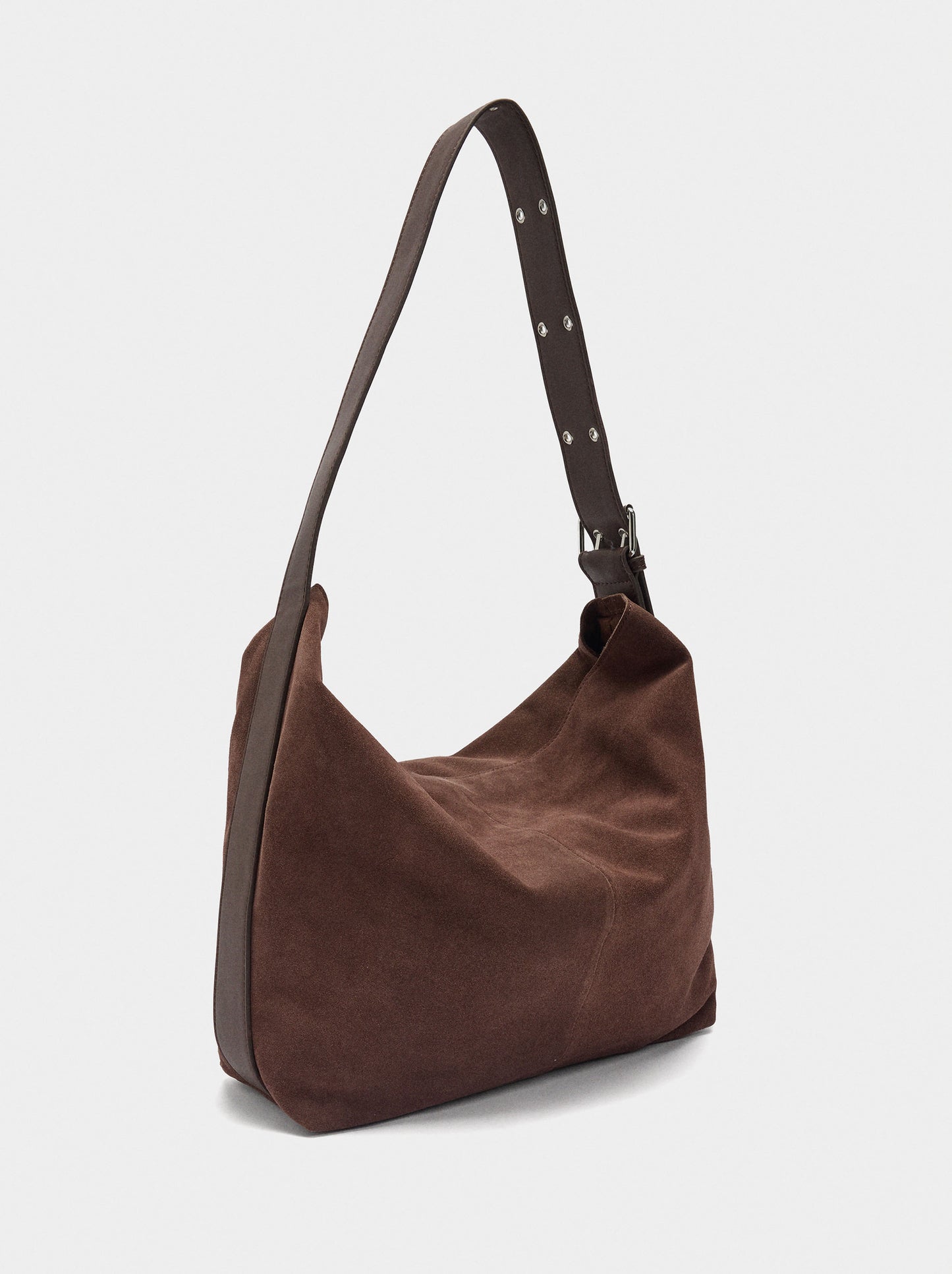 Suede Leather Shoulder Bag L